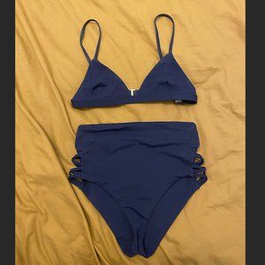 Mara Hoffmann high-waist SET - Indigo Bikini Sz Small